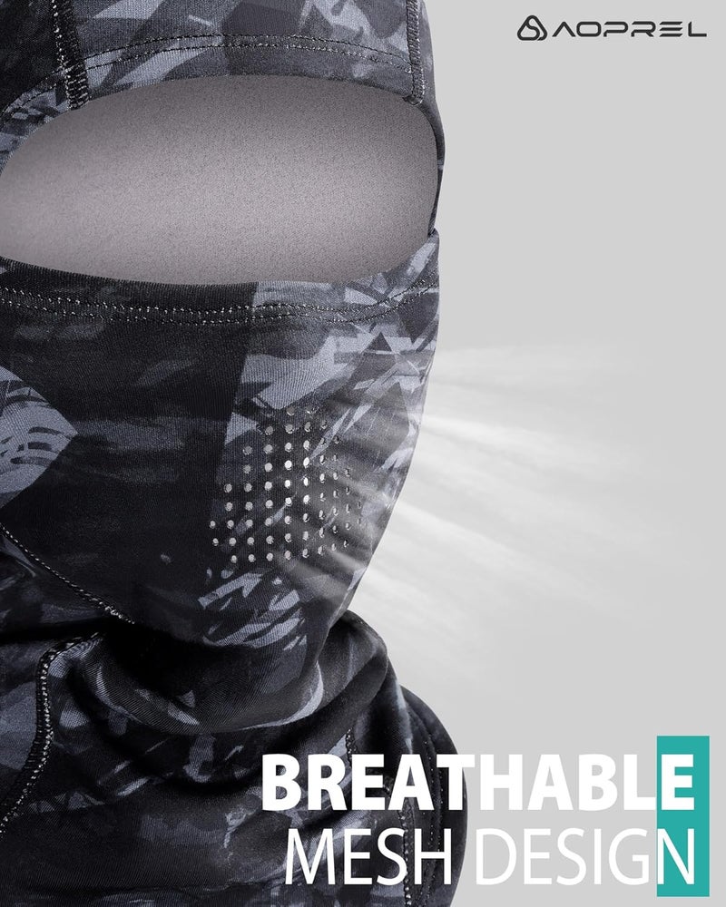 AOPREL Balaclava Ski Mask for Men Winter Face Mask Breathable & Thermal Winter Balaclava Women for Cold Weather Outdoor - Image 2
